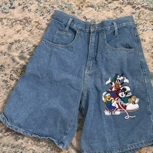 American Vintage Blue Denim Women's High Waist Shorts